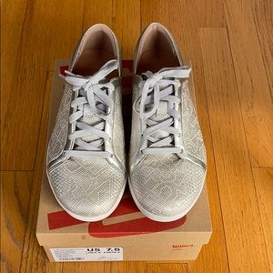 FitFlop F-Sporty II Python Print leather sneakers